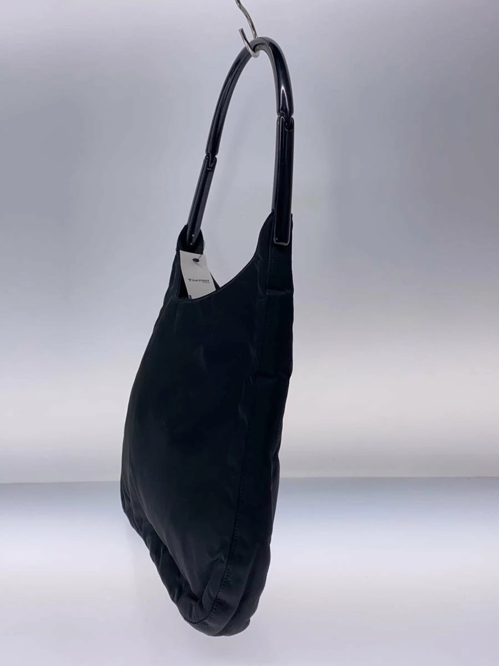 Prada Black Tessuto hobo strap shoulder bag single Black